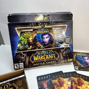 world of warcraft battle chest pc/mac game 2 disc rated teen cd rom